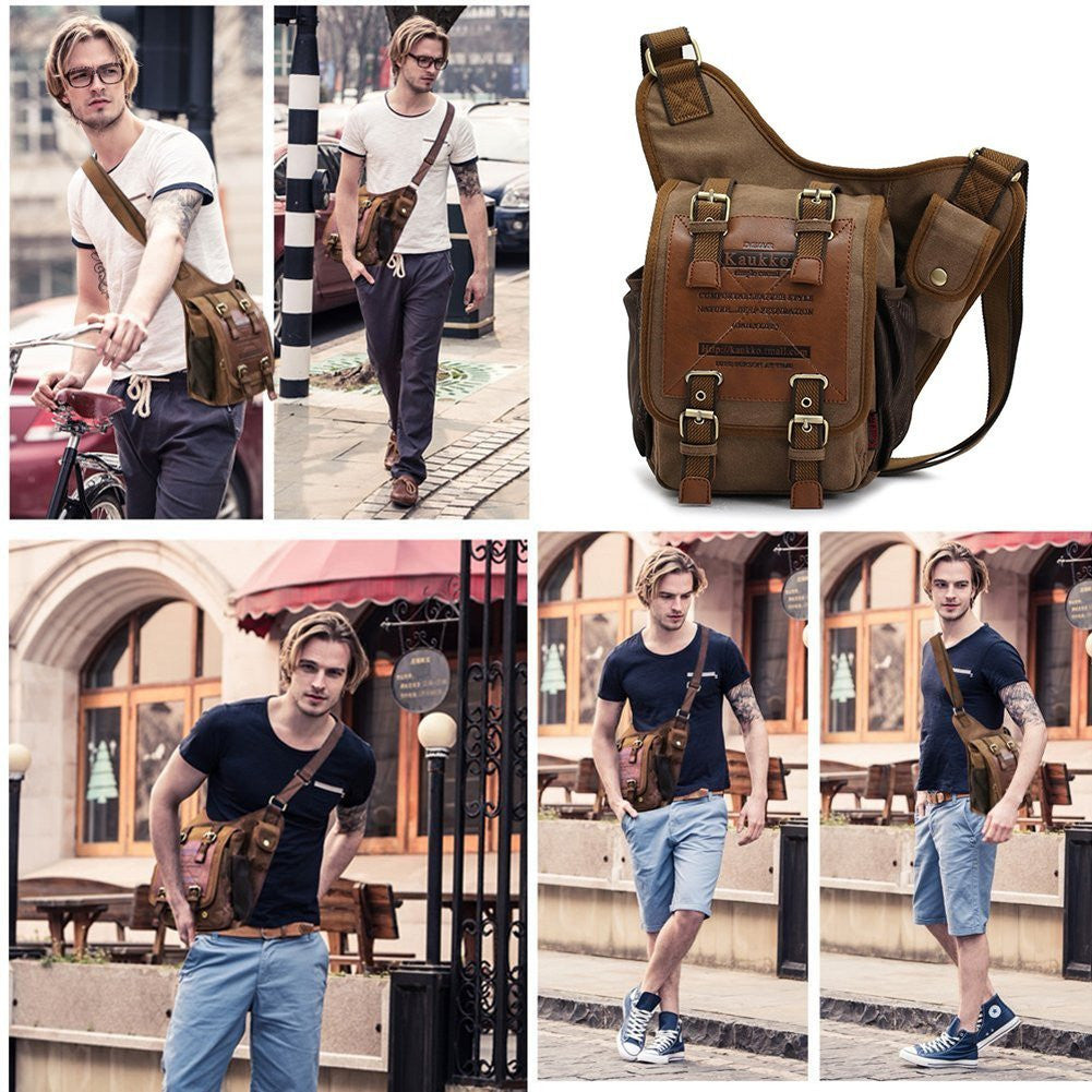Retro Canvas Travel Shoulder Bags Messenger Bag