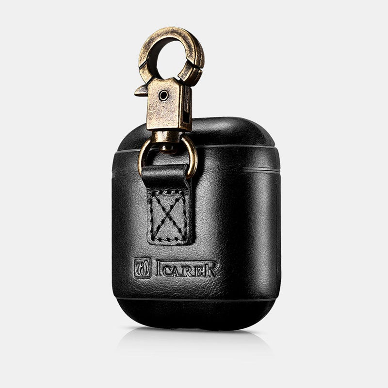 AirPods Leather Case with Keychain