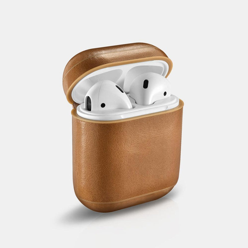 AirPods Leather Case with Keychain