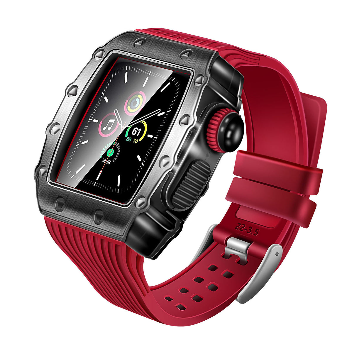 Apple Watch Rugged Metal Bumper + TPU Strap