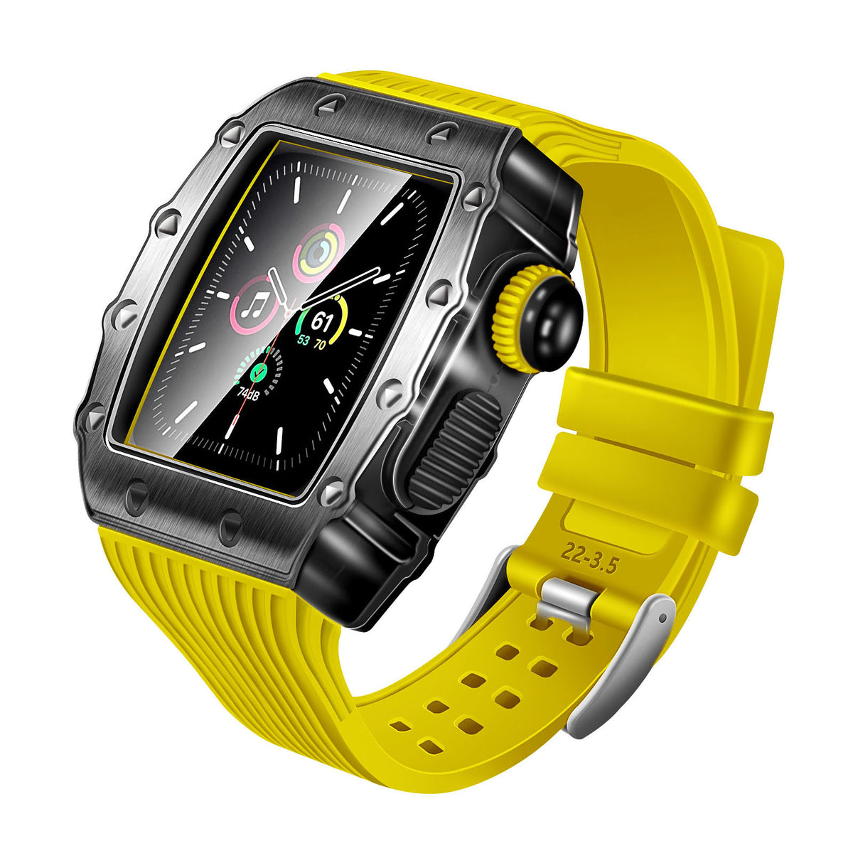 Apple Watch Rugged Metal Bumper + TPU Strap