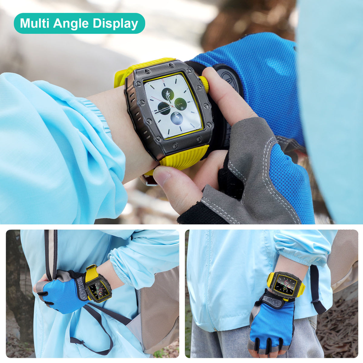 Apple Watch Rugged Metal Bumper + TPU Strap