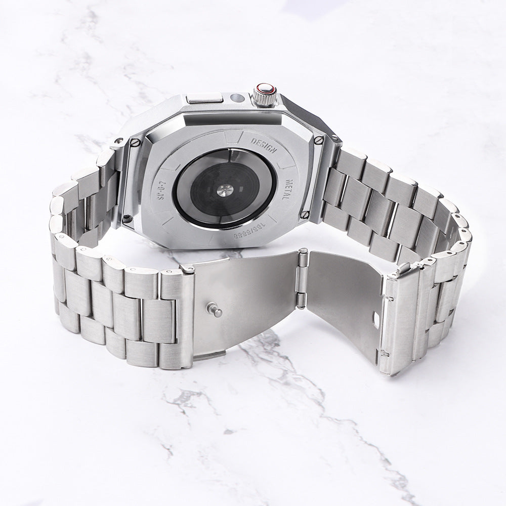 Metal Case + Stainless Steel Band for Apple Watch