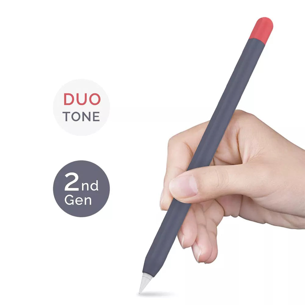 Silicone Case with 8 Nib Covers For Apple Pencil 2