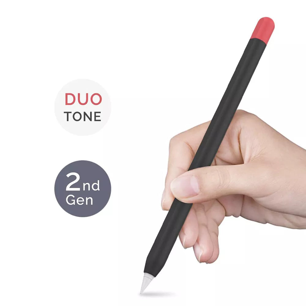 Silicone Case with 8 Nib Covers For Apple Pencil 2