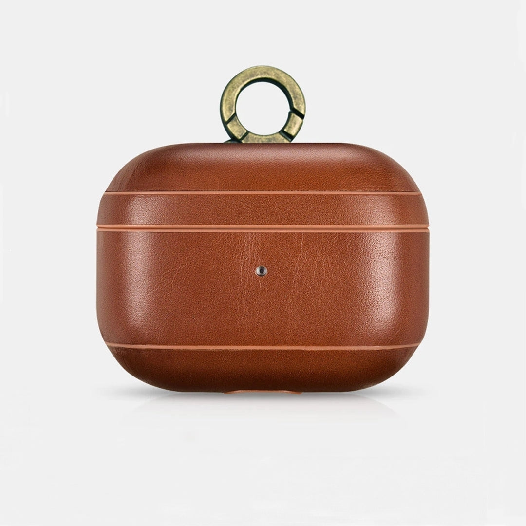 Airpods Pro Leather Case with Keychain