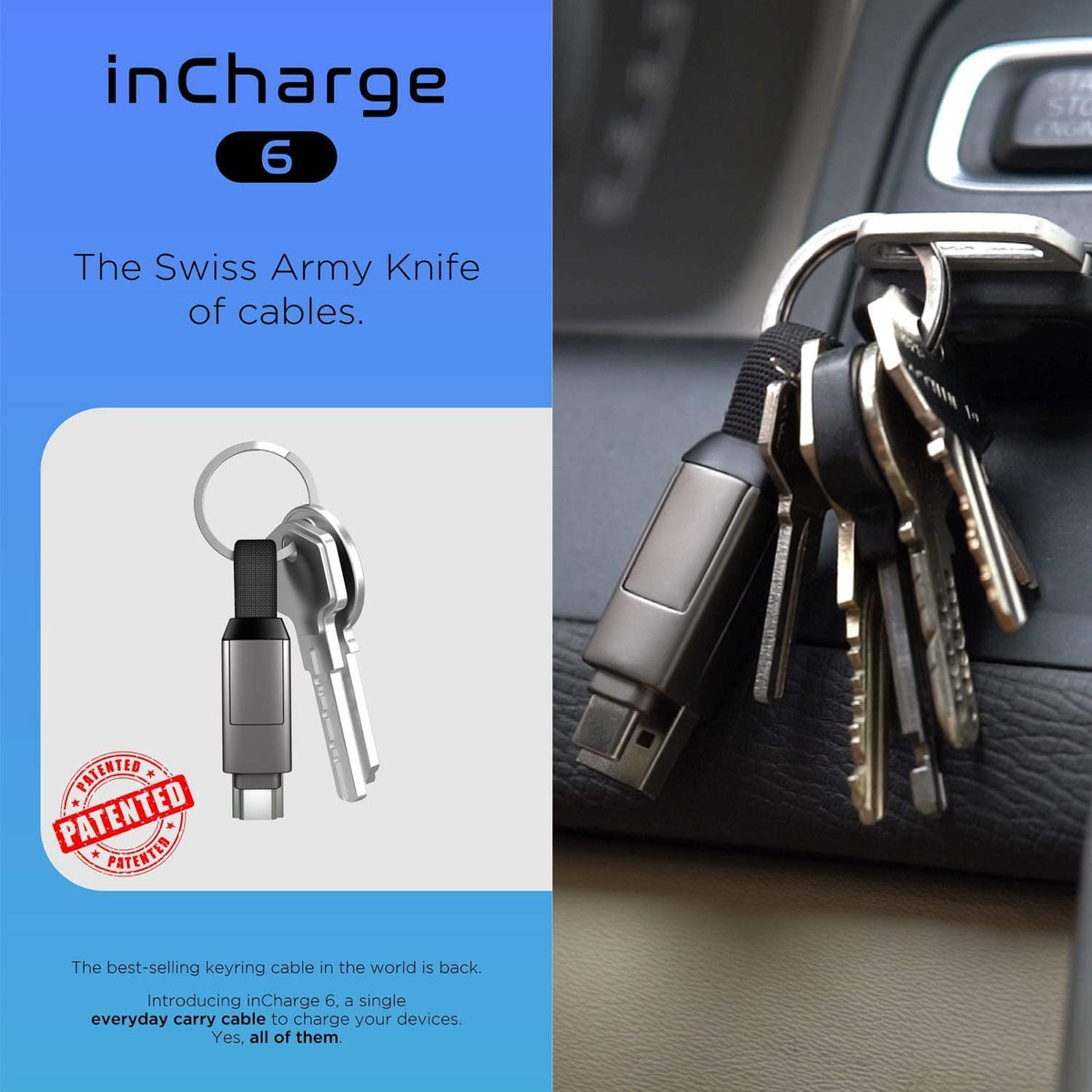 inCharge 6-in-1 Cables